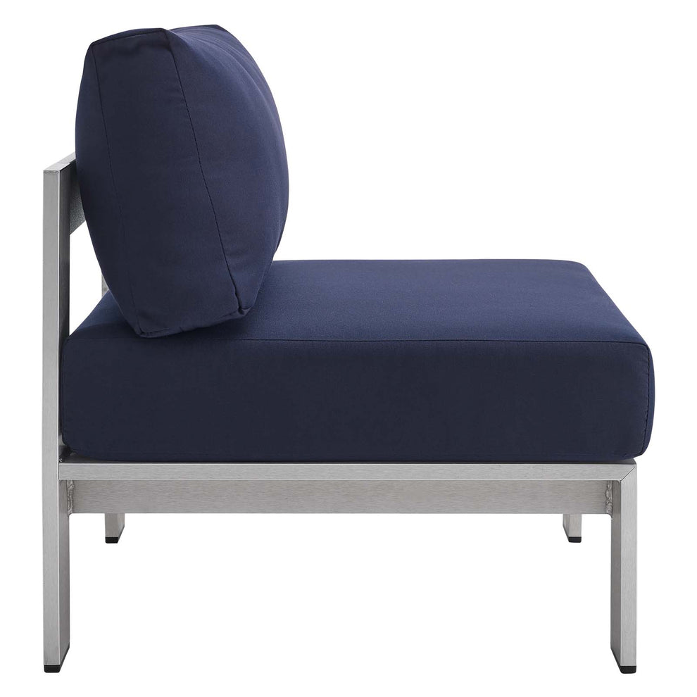 Modway Shore Sunbrella® Fabric Outdoor Patio Aluminum 3 Piece Set - EEI-4312 | Outdoor Sofas, Loveseats & Sectionals | Modishstore - 11