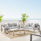 Modway Shore Sunbrella® Fabric Outdoor Patio Aluminum 3 Piece Set - EEI-4313 | Outdoor Sofas, Loveseats & Sectionals | Modishstore - 1