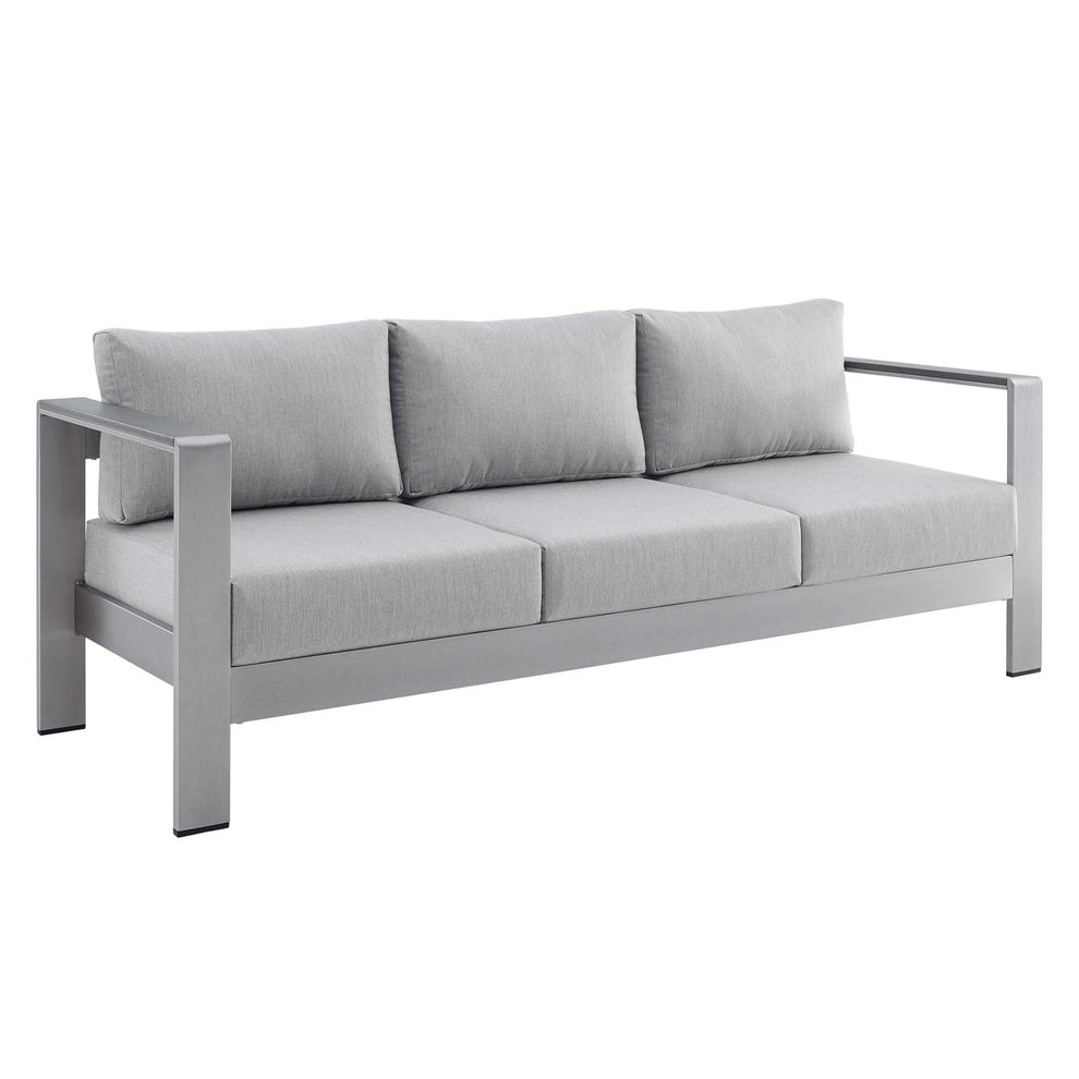 Modway Shore Sunbrella® Fabric Outdoor Patio Aluminum 3 Piece Set - EEI-4313 | Outdoor Sofas, Loveseats & Sectionals | Modishstore - 8