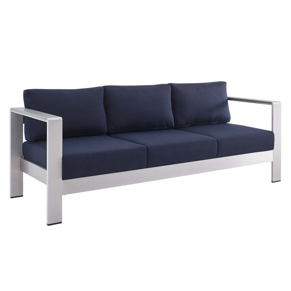 Modway Shore Sunbrella® Fabric Outdoor Patio Aluminum 3 Piece Set - EEI-4313 | Outdoor Sofas, Loveseats & Sectionals | Modishstore - 15