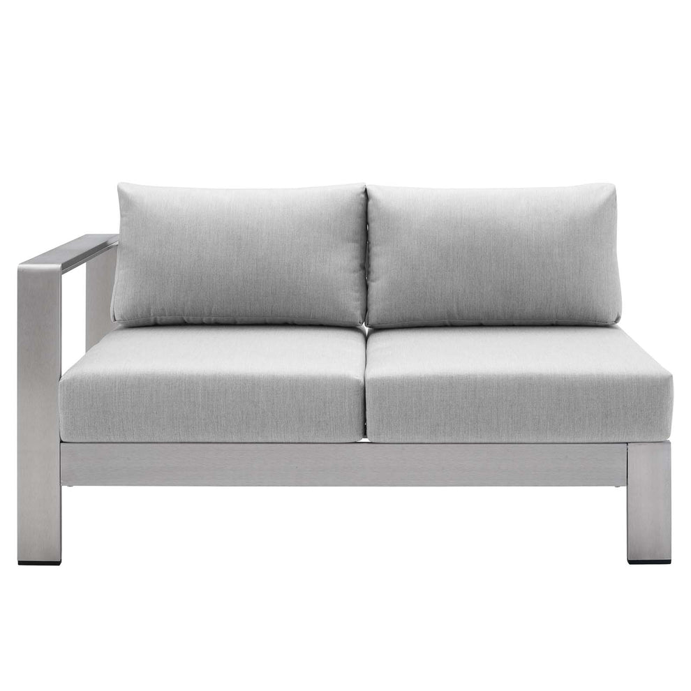 Modway Shore Sunbrella® Fabric Outdoor Patio Aluminum 5 Piece Sectional Sofa Set - EEI-4318 | Outdoor Sofas, Loveseats & Sectionals | Modishstore - 6