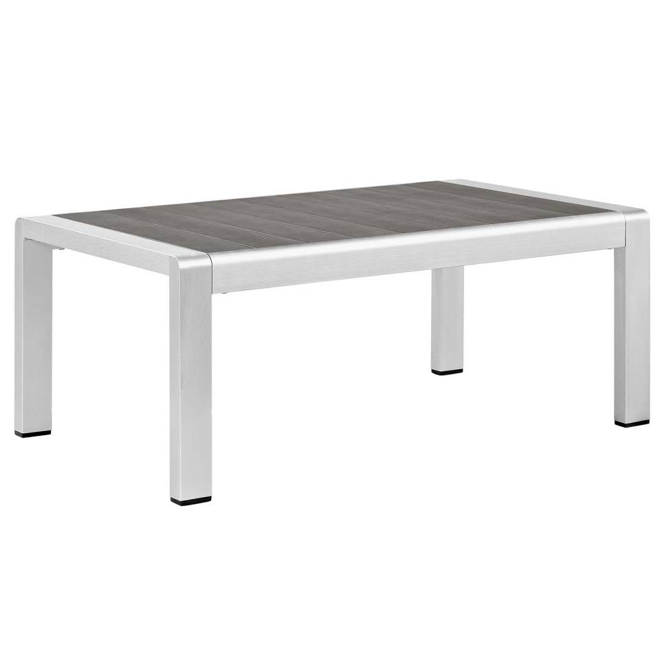 Modway Shore Sunbrella® Fabric Outdoor Patio Aluminum 7 Piece Set - EEI-4322 | Outdoor Sofas, Loveseats & Sectionals | Modishstore - 15
