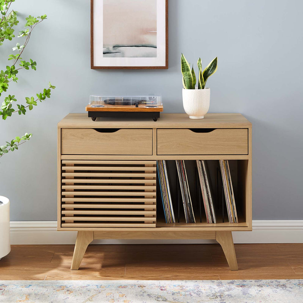Modway Render Vinyl Record Display Stand - EEI-4323 | Cabinets | Modishstore - 18