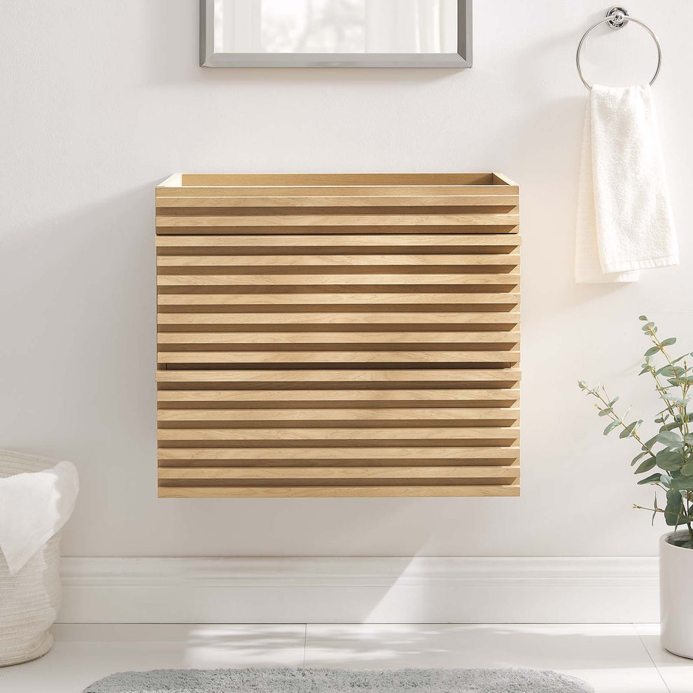 Render 24" Wall-Mount Bathroom Vanity Cabinet By Modway - EEI-4338 | Bathroom Accessories | Modishstore - 24