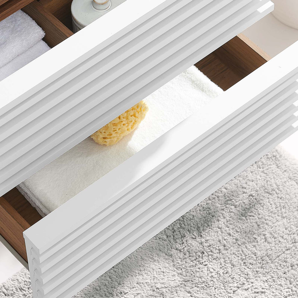 Render 24" Wall-Mount Bathroom Vanity Cabinet By Modway - EEI-4338 | Bathroom Accessories | Modishstore - 46