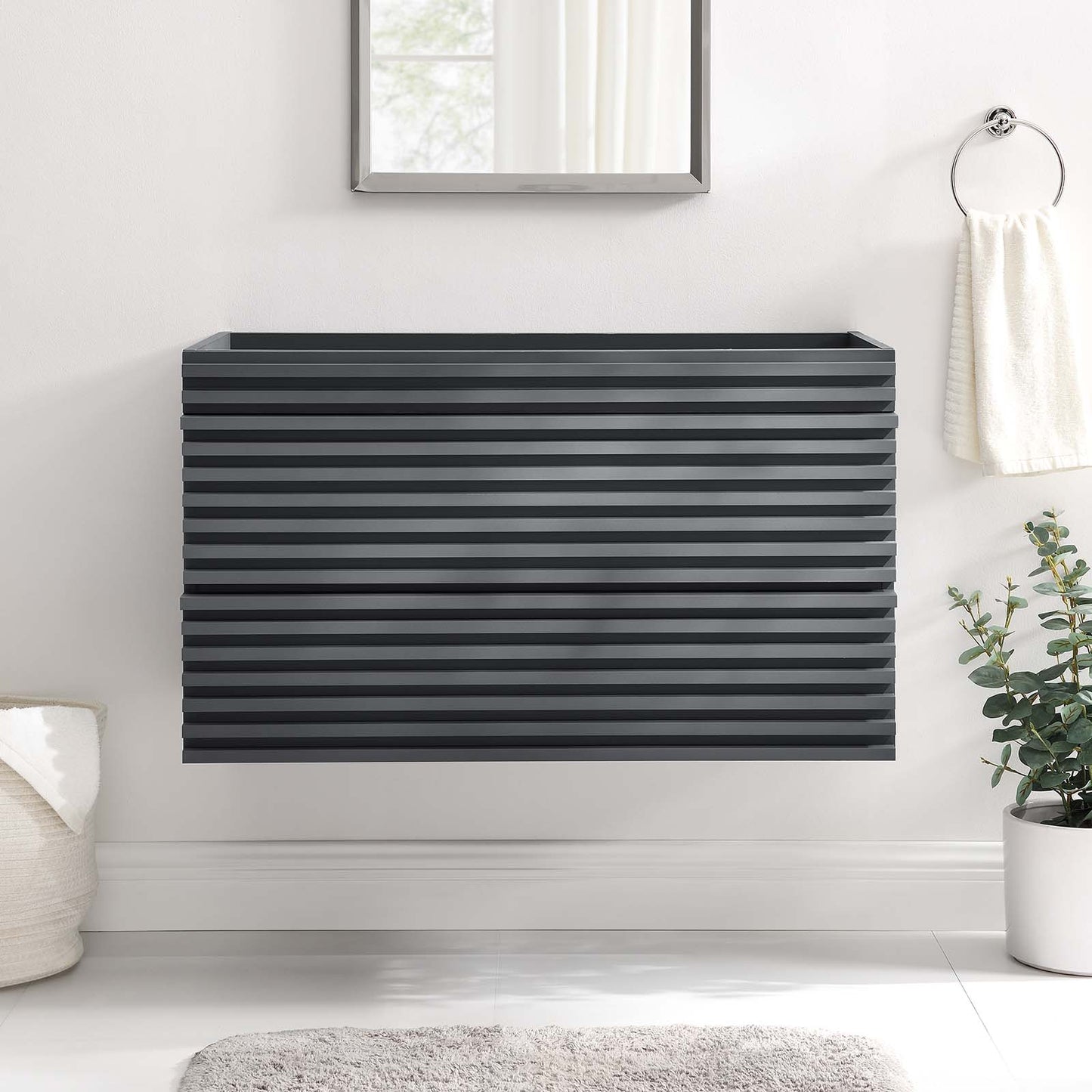 Render 36" Wall-Mount Bathroom Vanity Cabinet By Modway - EEI-4339 | Bathroom Accessories | Modishstore - 9