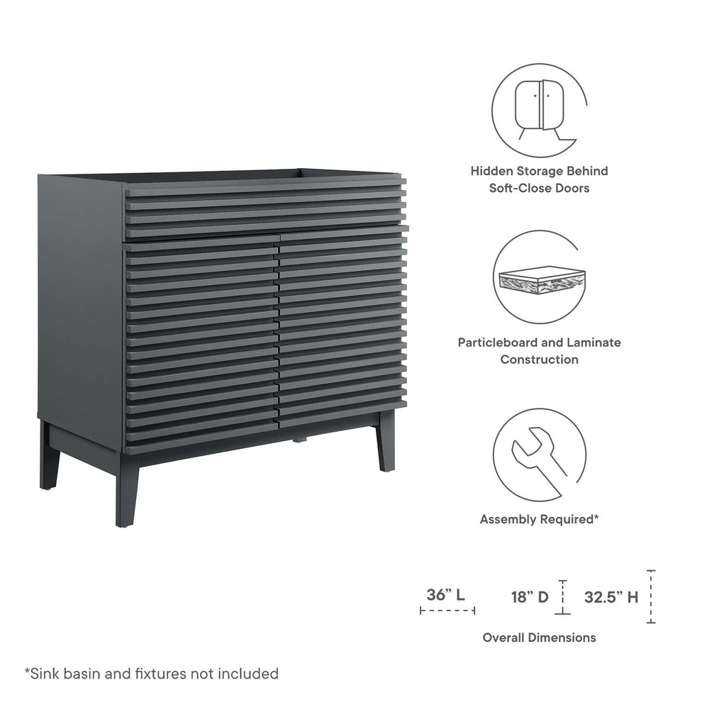 Render 36" Bathroom Vanity Cabinet By Modway - EEI-4340 | Bathroom Accessories | Modishstore - 15
