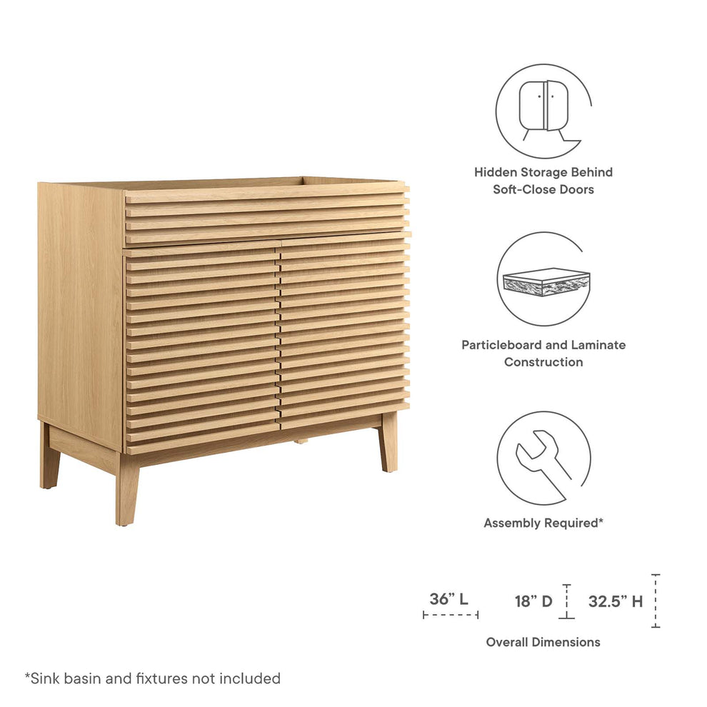 Render 36" Bathroom Vanity Cabinet By Modway - EEI-4340 | Bathroom Accessories | Modishstore - 23