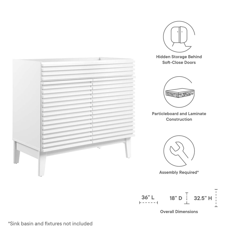 Render 36" Bathroom Vanity Cabinet By Modway - EEI-4340 | Bathroom Accessories | Modishstore - 38