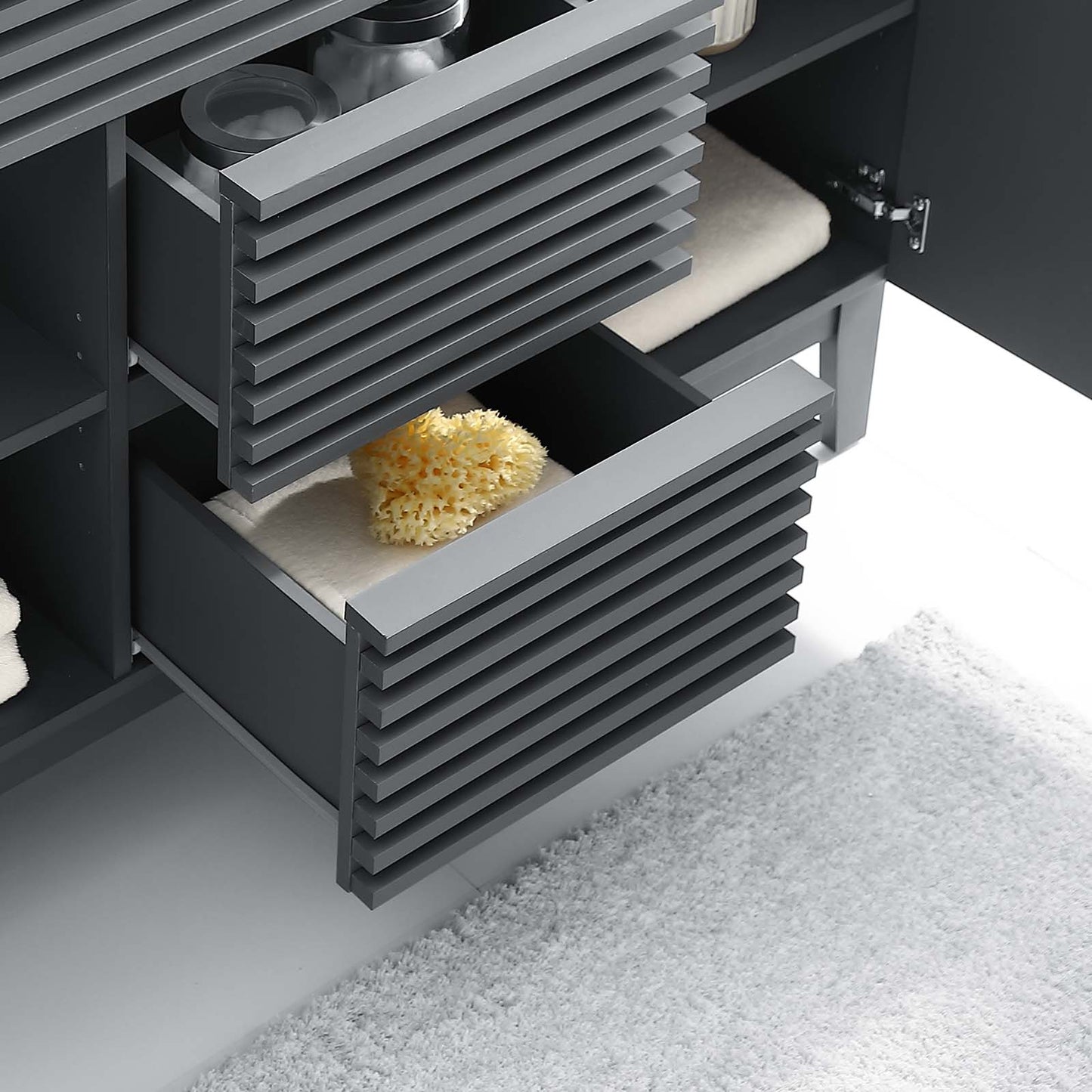 Render 48" Double Bathroom Vanity Cabinet By Modway - EEI-4342 | Bathroom Accessories | Modishstore - 15