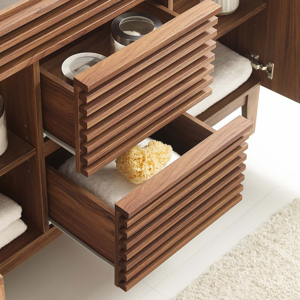 Render 48" Double Bathroom Vanity Cabinet By Modway - EEI-4342 | Bathroom Accessories | Modishstore - 26