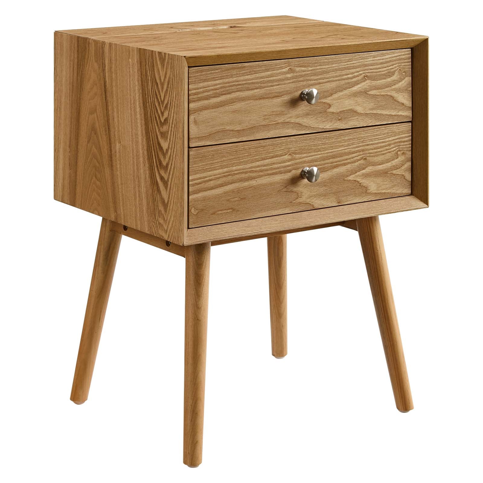 Modway Ember Wood Nightstand With USB Ports | Nightstands | Modishstore-9