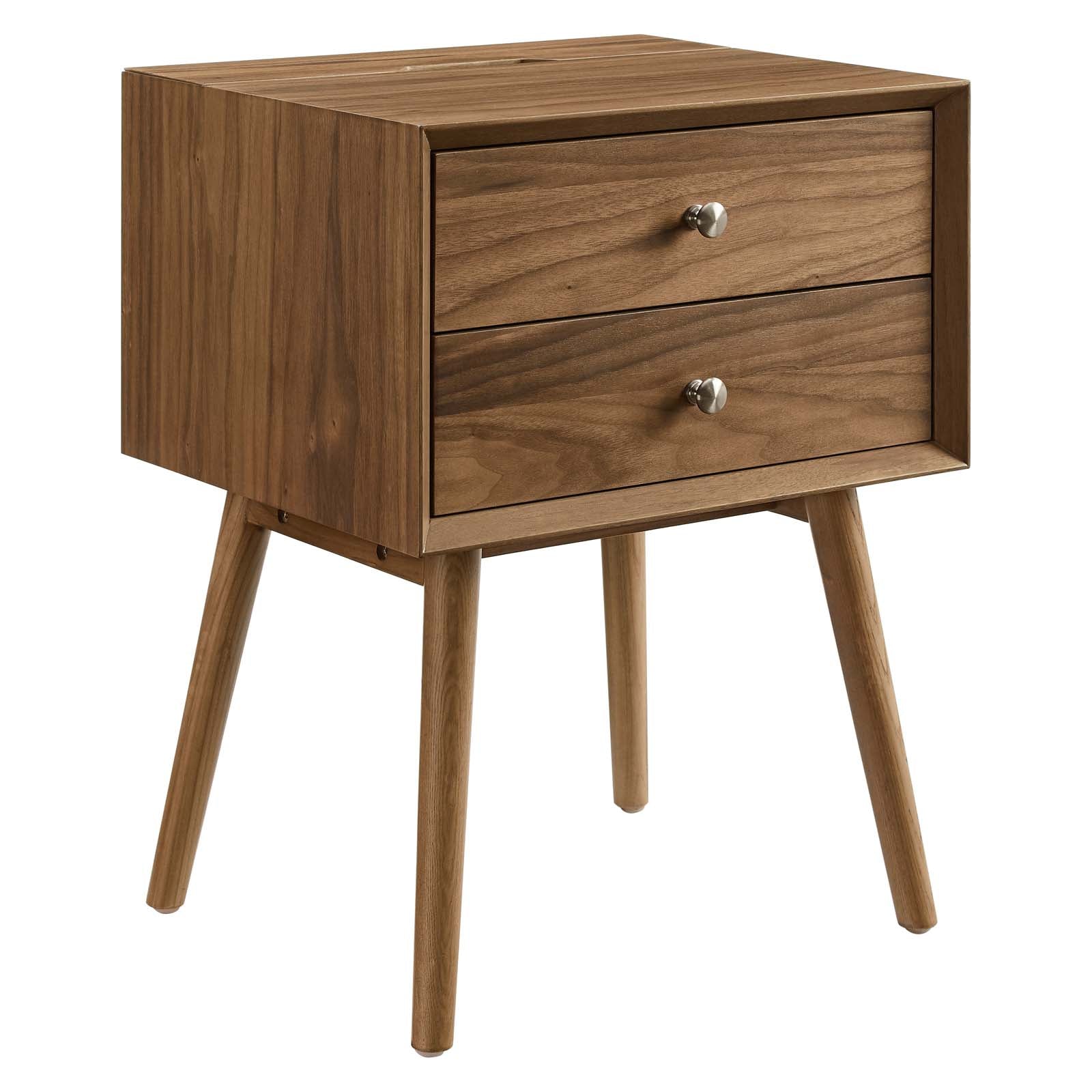Modway Ember Wood Nightstand With USB Ports | Nightstands | Modishstore-11