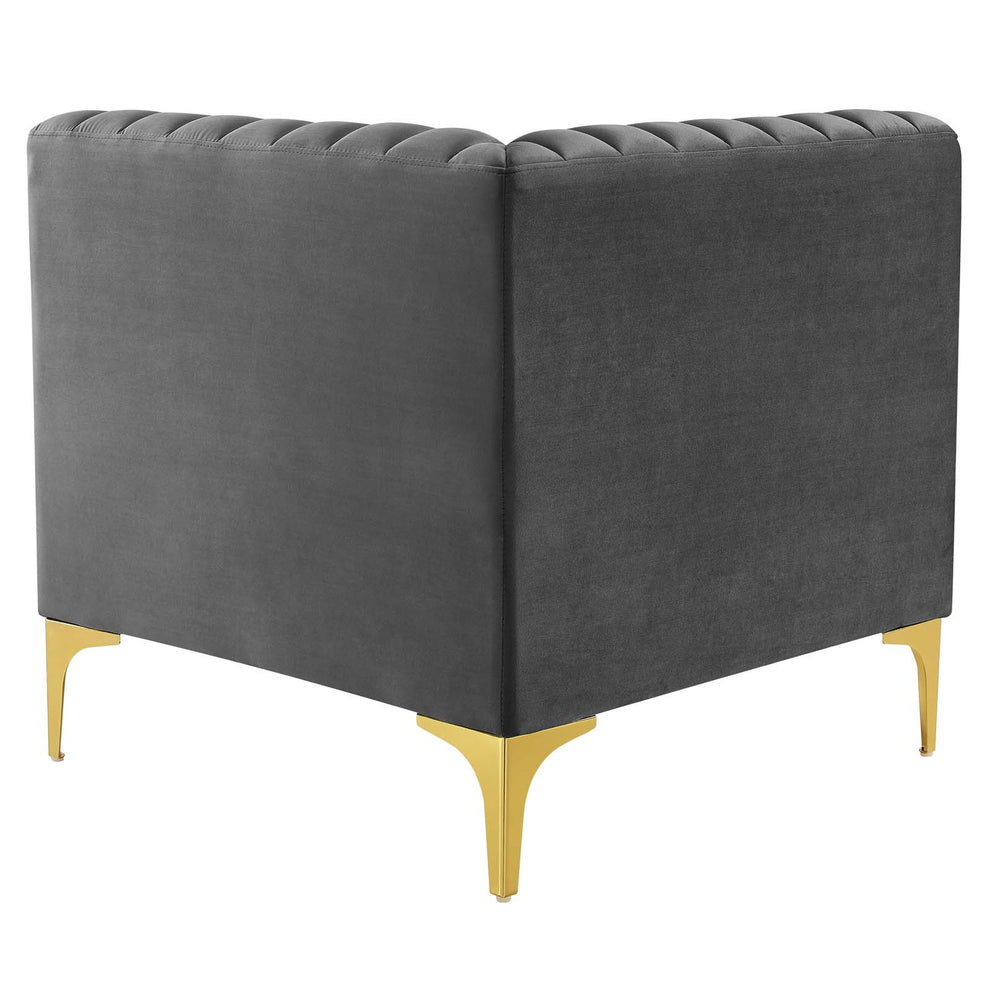 Modway Triumph Channel Tufted Performance Velvet Loveseat - EEI-4346 | Loveseats | Modishstore - 5