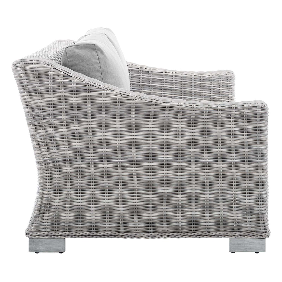 Modway Conway Sunbrella® Outdoor Patio Wicker Rattan 4-Piece Furniture Set - EEI-4355 | Outdoor Sofas, Loveseats & Sectionals | Modishstore - 6