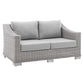 Modway Conway Sunbrella® Outdoor Patio Wicker Rattan 5-Piece Furniture Set | Outdoor Sofas, Loveseats & Sectionals | Modishstore-4