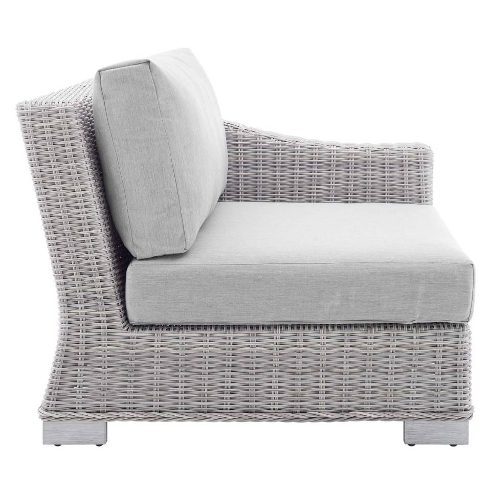 Modway Conway Sunbrella® Outdoor Patio Wicker Rattan 6-Piece Sectional Sofa Set - EEI-4358 | Outdoor Sofas, Loveseats & Sectionals | Modishstore - 4