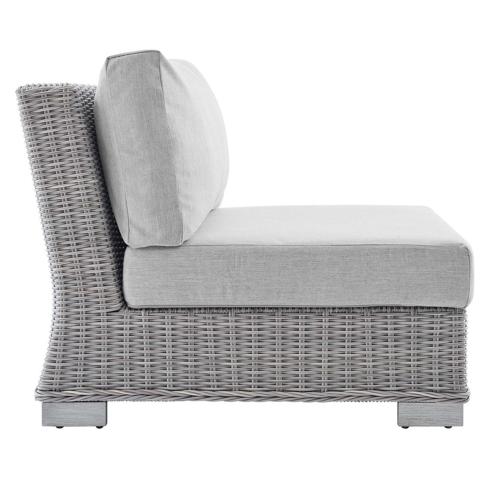 Modway Conway Sunbrella® Outdoor Patio Wicker Rattan 6-Piece Furniture Set - EEI-4363 | Outdoor Sofas, Loveseats & Sectionals | Modishstore - 4
