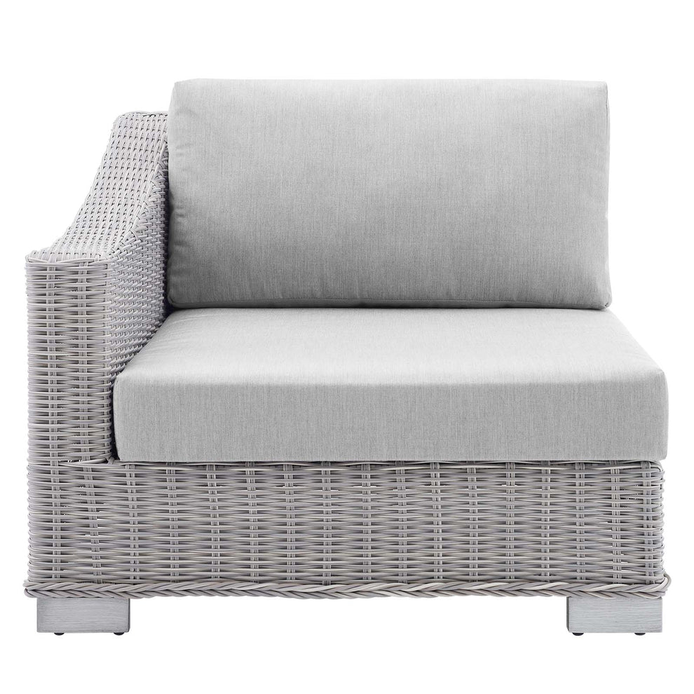 Modway Conway Sunbrella® Outdoor Patio Wicker Rattan 6-Piece Furniture Set - EEI-4363 | Outdoor Sofas, Loveseats & Sectionals | Modishstore - 5