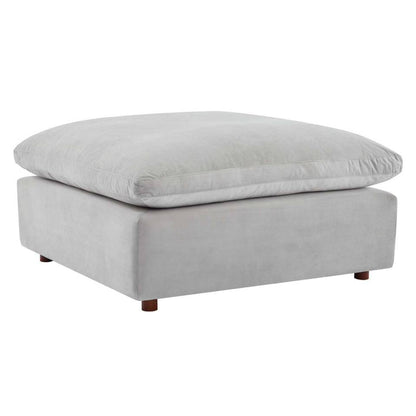 Modway Commix Down Filled Overstuffed Performance Velvet Ottoman - EEI-4365 | Ottomans | Modishstore - 11