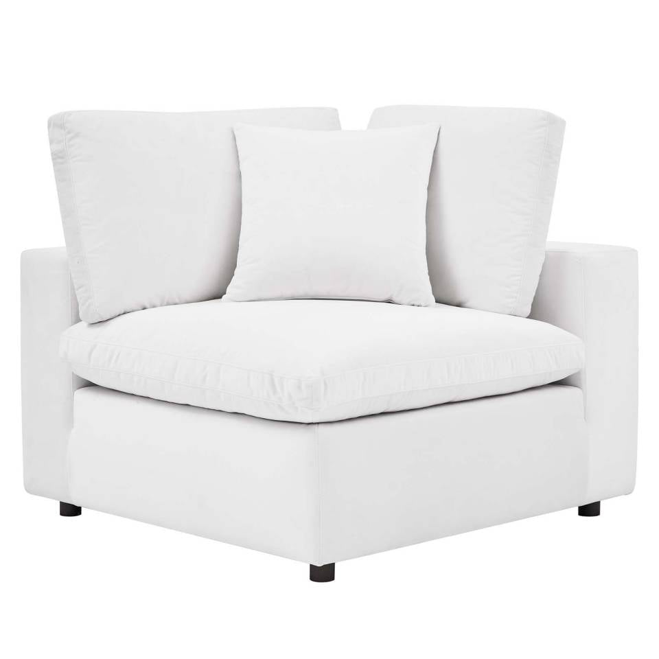 Modway Commix Down Filled Overstuffed Performance Velvet Corner Chair - EEI-4366 | Recliners | Modishstore - 13