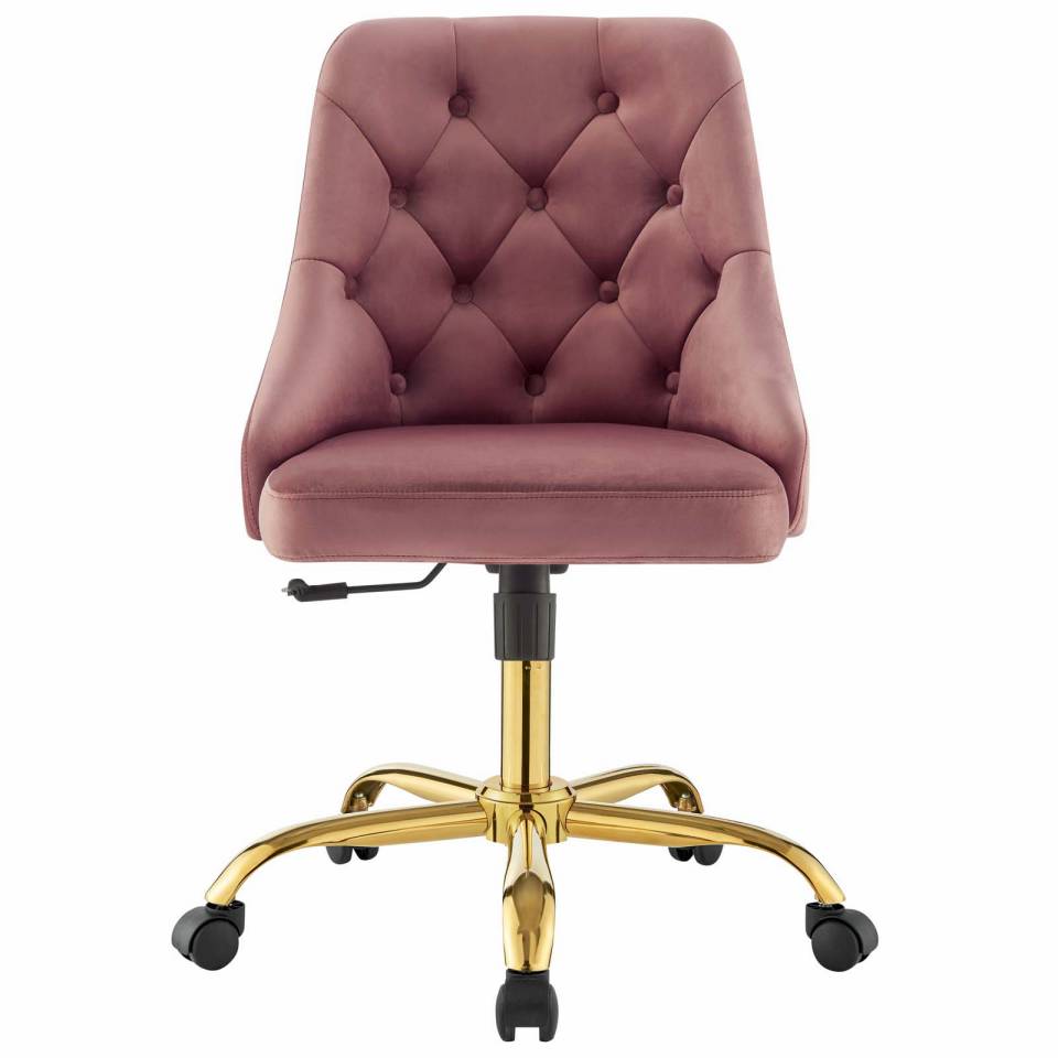 Modway Distinct Tufted Swivel Performance Velvet Office Chair | Office Chairs | Modishstore-4