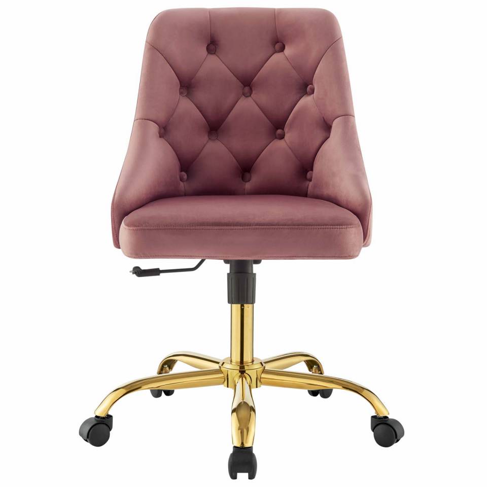 Modway Distinct Tufted Swivel Performance Velvet Office Chair - EEI-4368 | Office Chairs | Modishstore - 4