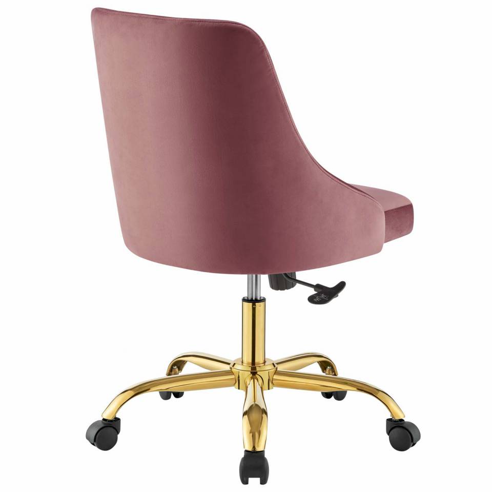 Modway Distinct Tufted Swivel Performance Velvet Office Chair - EEI-4368 | Office Chairs | Modishstore - 5