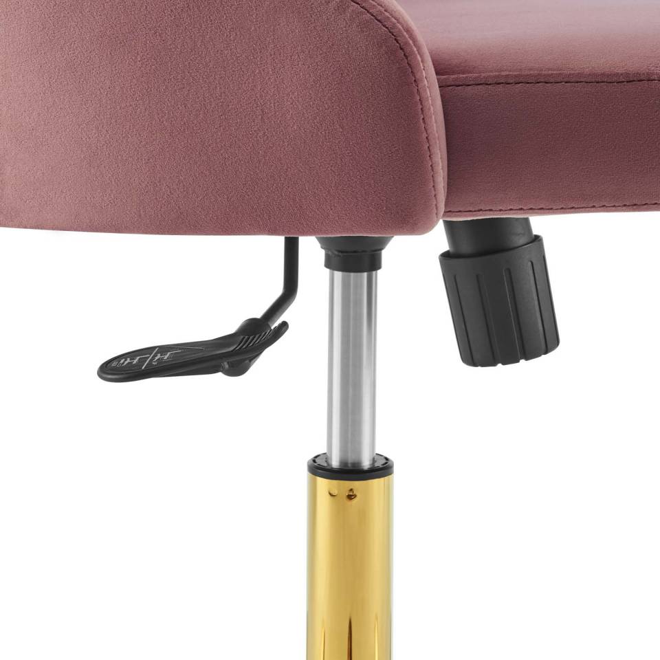 Modway Distinct Tufted Swivel Performance Velvet Office Chair - EEI-4368 | Office Chairs | Modishstore - 7