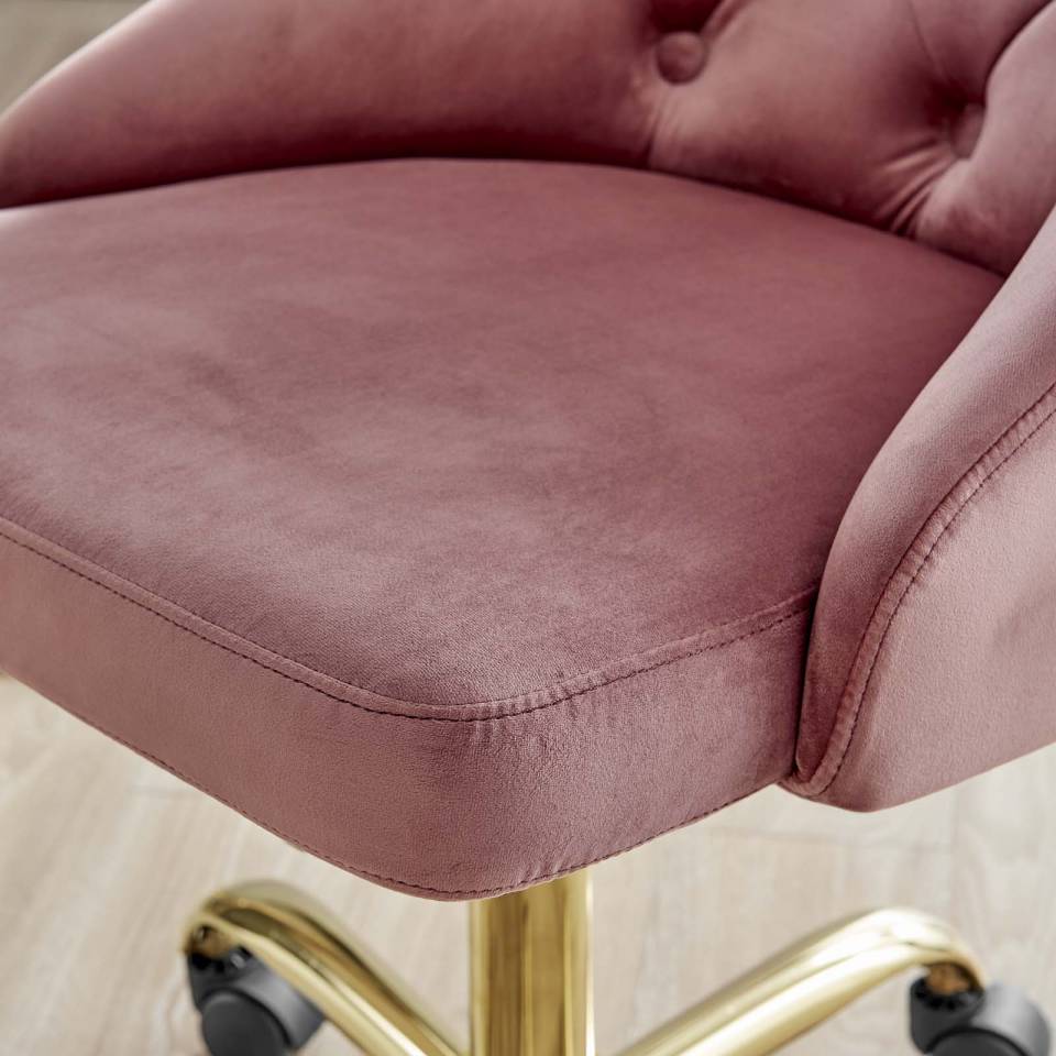 Modway Distinct Tufted Swivel Performance Velvet Office Chair - EEI-4368 | Office Chairs | Modishstore - 8