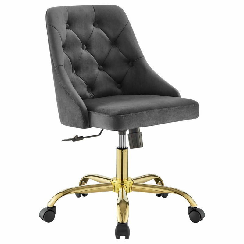 Modway Distinct Tufted Swivel Performance Velvet Office Chair - EEI-4368 | Office Chairs | Modishstore - 9