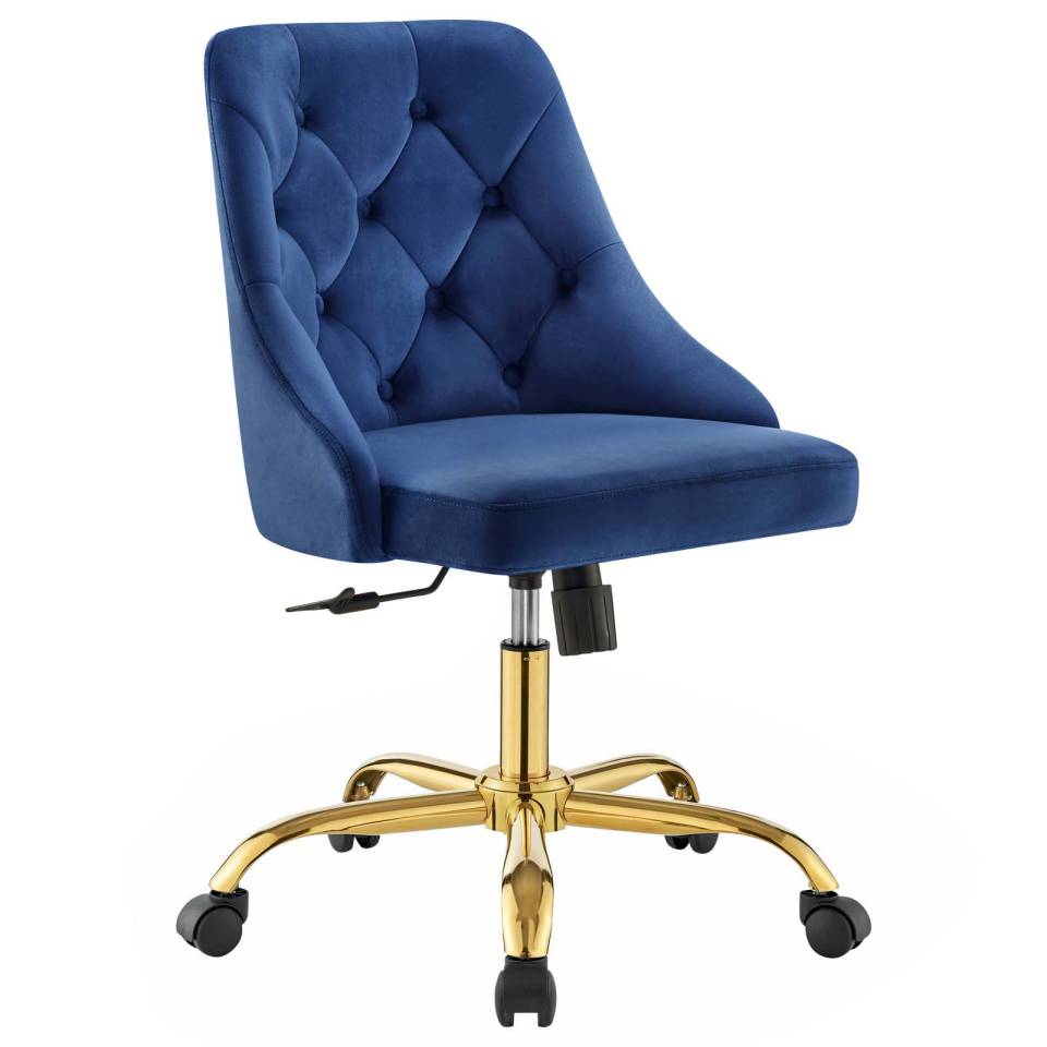 Modway Distinct Tufted Swivel Performance Velvet Office Chair - EEI-4368 | Office Chairs | Modishstore - 11