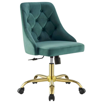 Modway Distinct Tufted Swivel Performance Velvet Office Chair - EEI-4368 | Office Chairs | Modishstore - 12