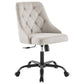 Modway Distinct Tufted Swivel Upholstered Office Chair - EEI-4369 | Office Chairs | Modishstore - 3