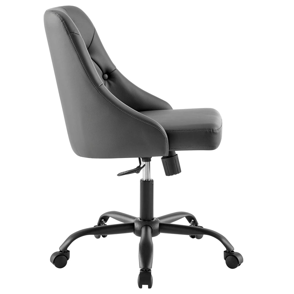 Modway Distinct Tufted Swivel Vegan Leather Office Chair - EEI-4370 | Office Chairs | Modishstore - 3