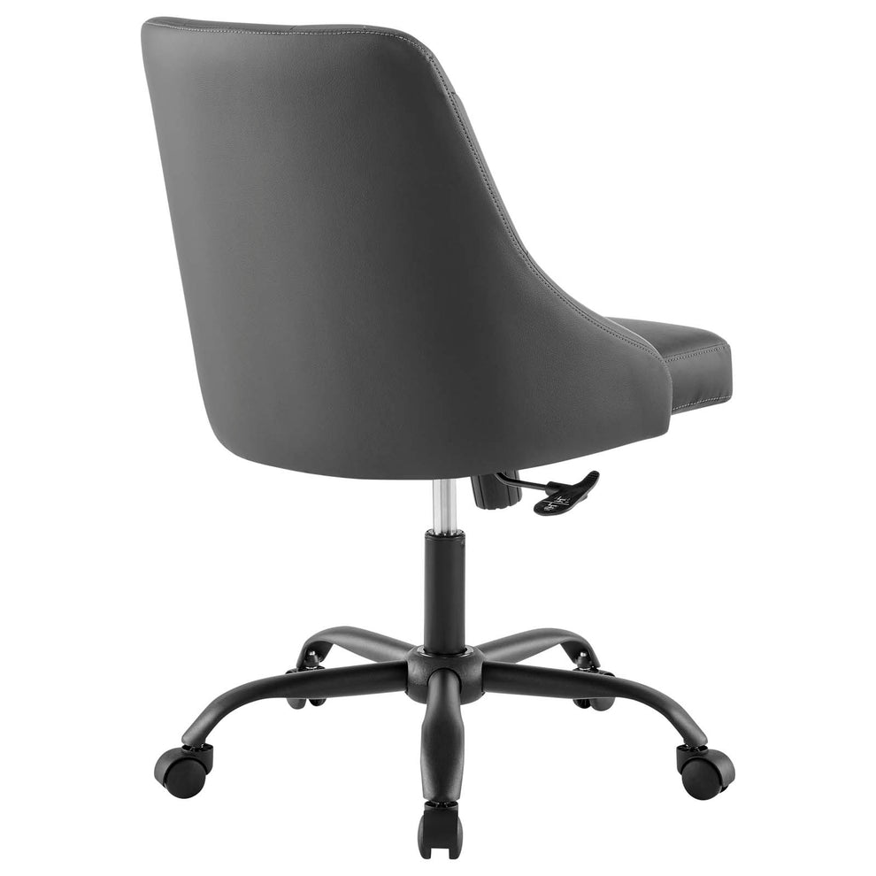 Modway Distinct Tufted Swivel Vegan Leather Office Chair - EEI-4370 | Office Chairs | Modishstore - 4