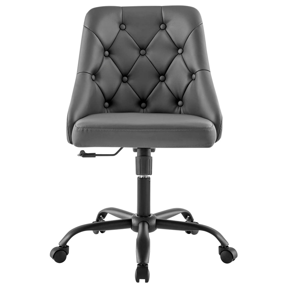 Modway Distinct Tufted Swivel Vegan Leather Office Chair - EEI-4370 | Office Chairs | Modishstore - 5