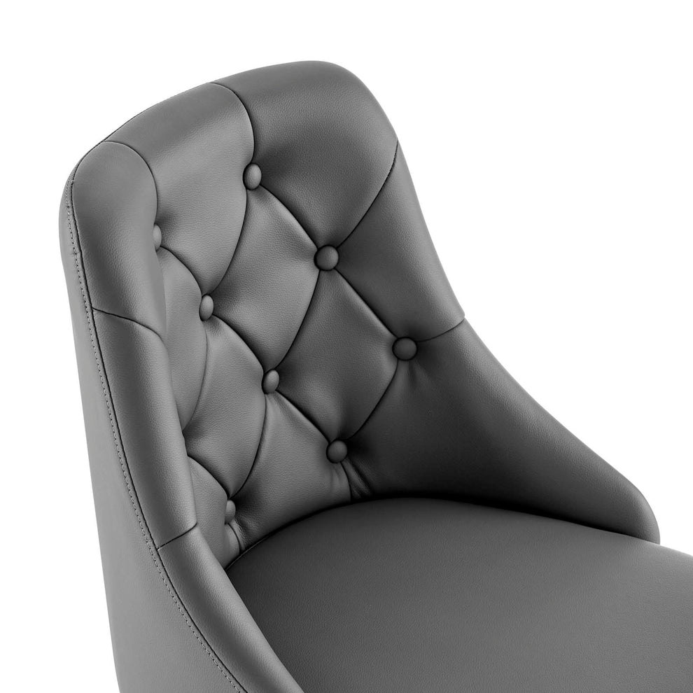 Modway Distinct Tufted Swivel Vegan Leather Office Chair - EEI-4370 | Office Chairs | Modishstore - 6