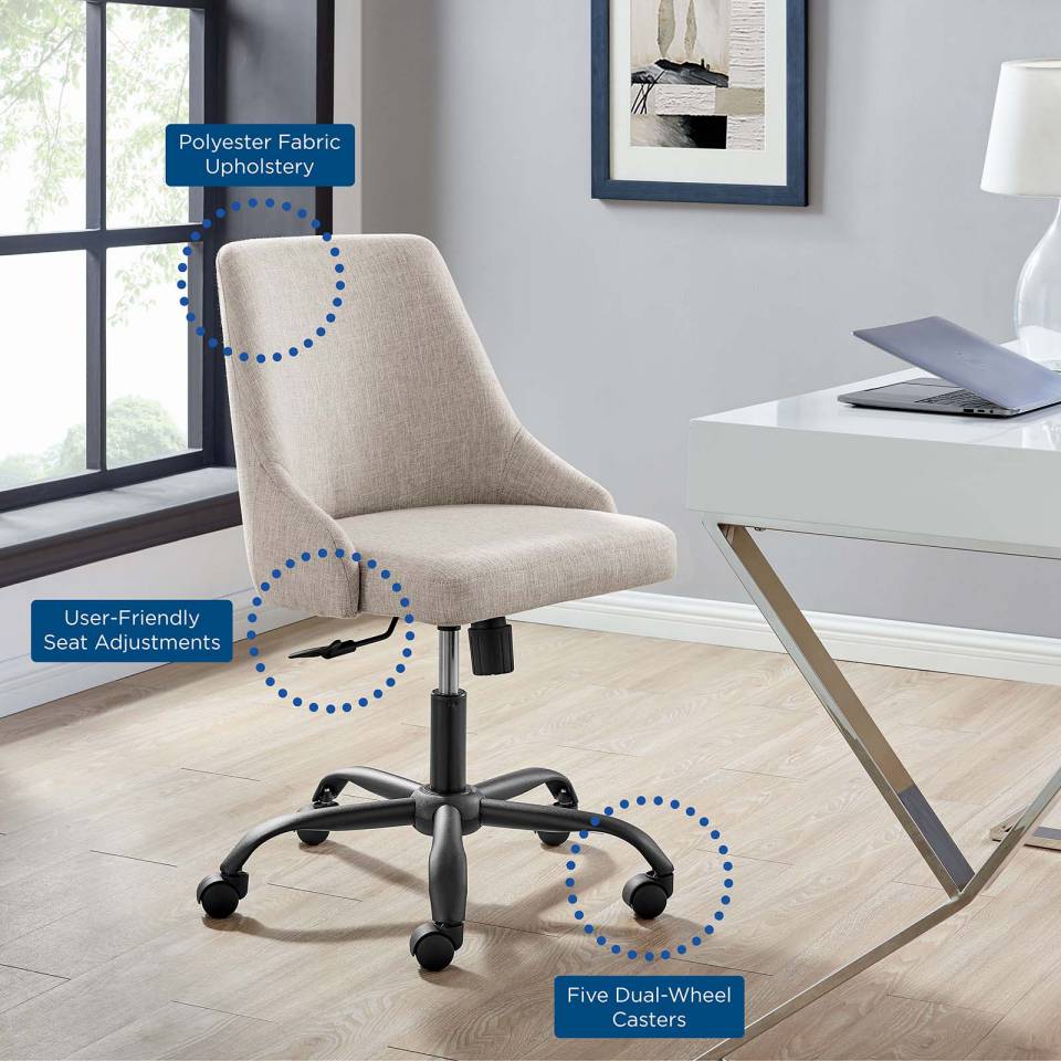 Modway Designate Swivel Upholstered Office Chair - EEI-4371 | Office Chairs | Modishstore - 1