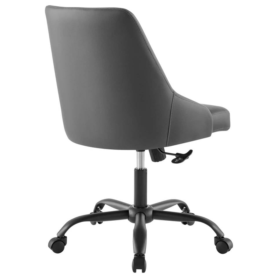 Modway Designate Swivel Vegan Leather Office Chair - EEI-4372 | Office Chairs | Modishstore - 5