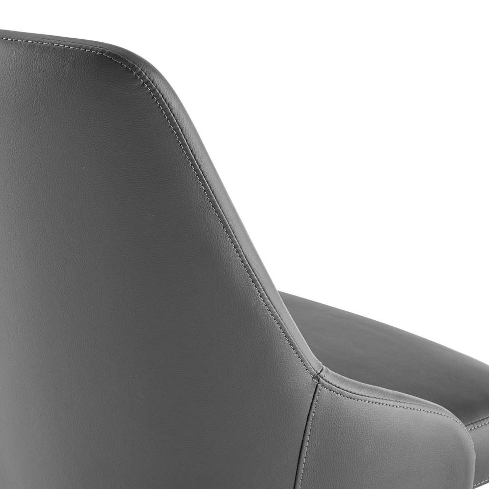 Modway Designate Swivel Vegan Leather Office Chair | Office Chairs | Modishstore-7