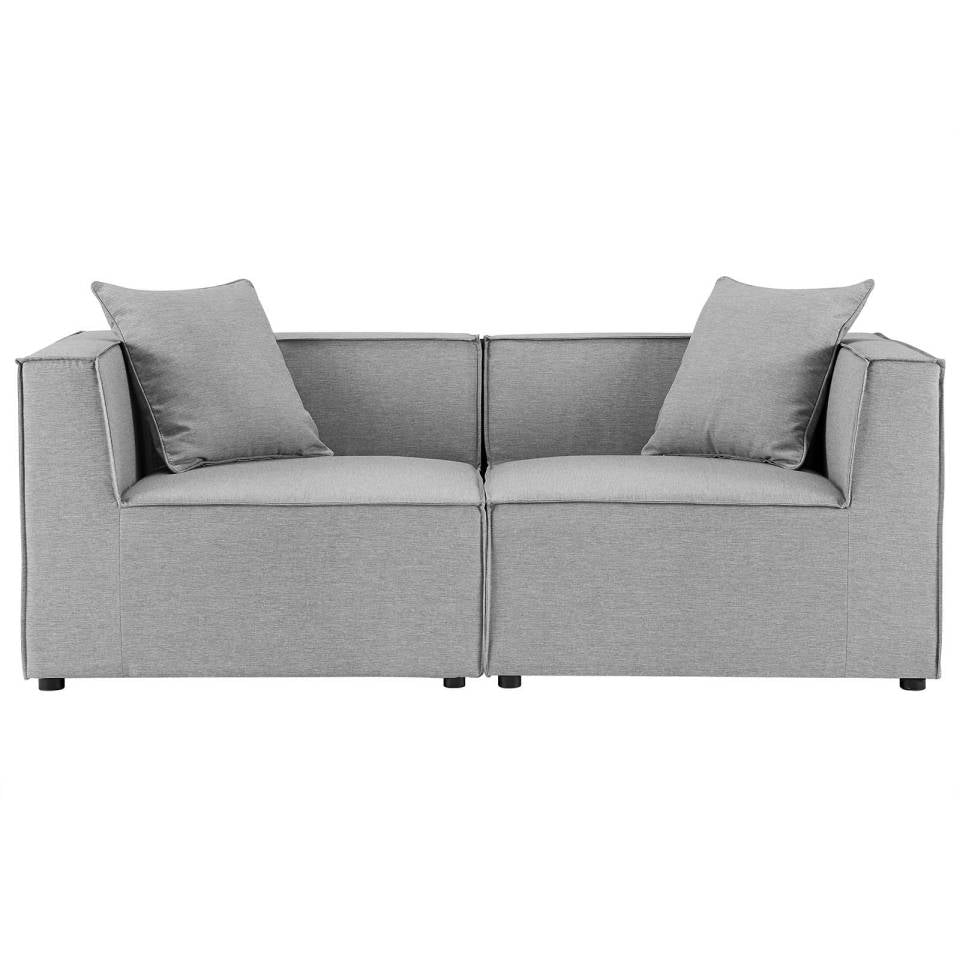 Modway Saybrook Outdoor Patio Upholstered 2-Piece Sectional Sofa Loveseat - EEI-4377 | Outdoor Sofas, Loveseats & Sectionals | Modishstore - 3