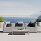 Modway Saybrook Outdoor Patio Upholstered 3-Piece Sectional Sofa - EEI-4379 | Outdoor Sofas, Loveseats & Sectionals | Modishstore - 1
