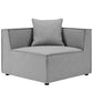 Modway Saybrook Outdoor Patio Upholstered 3-Piece Sectional Sofa - EEI-4379 | Outdoor Sofas, Loveseats & Sectionals | Modishstore - 11