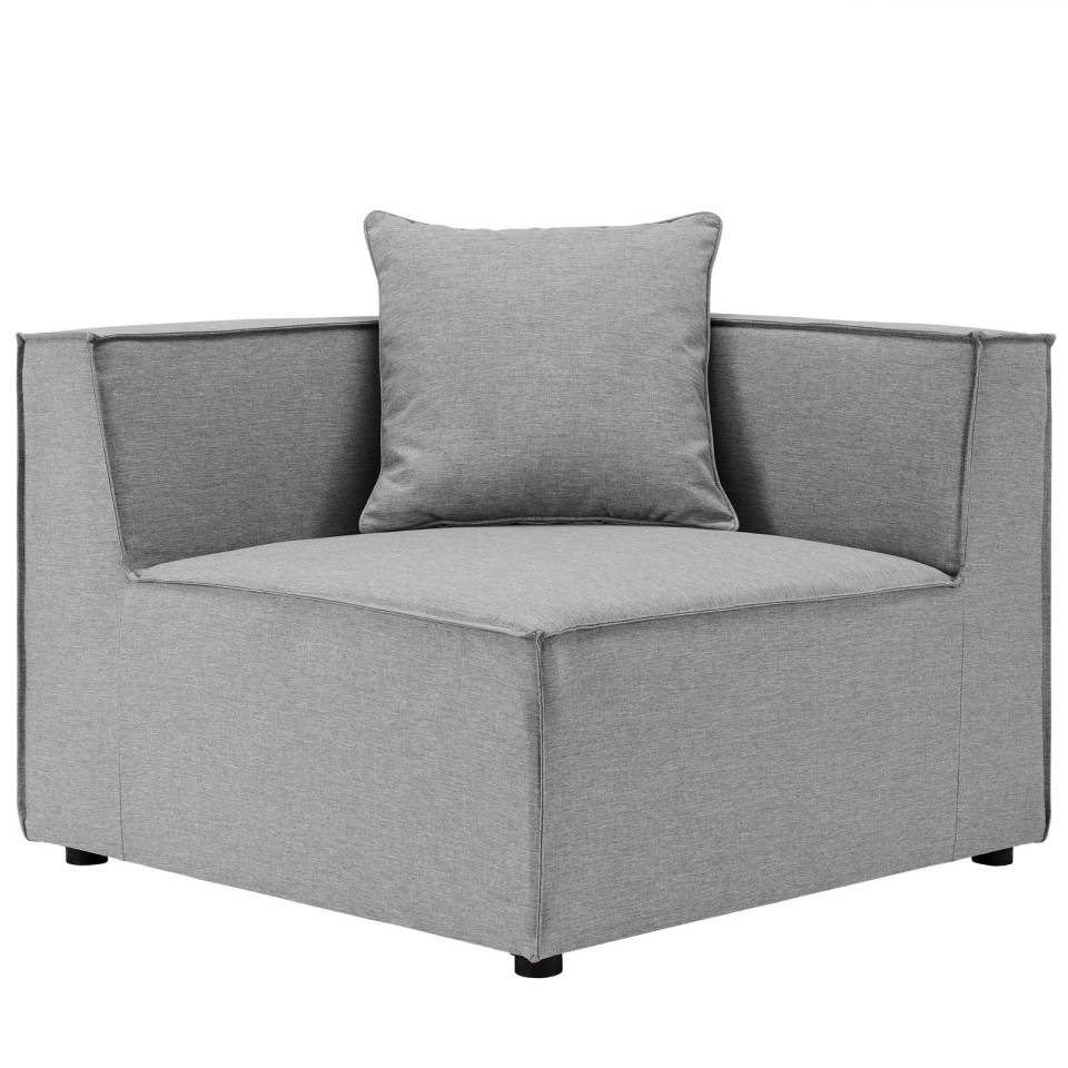 Modway Saybrook Outdoor Patio Upholstered 3-Piece Sectional Sofa - EEI-4379 | Outdoor Sofas, Loveseats & Sectionals | Modishstore - 11