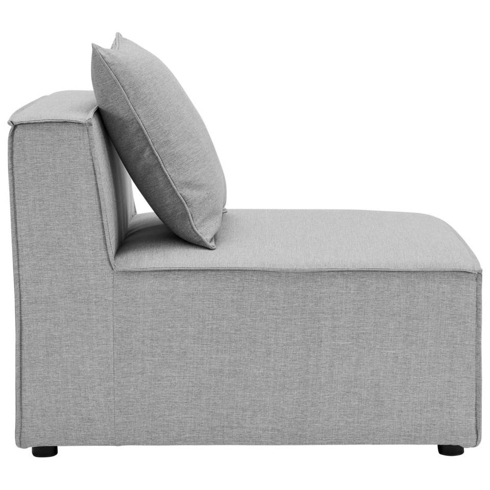Modway Saybrook Outdoor Patio Upholstered 3-Piece Sectional Sofa - EEI-4379 | Outdoor Sofas, Loveseats & Sectionals | Modishstore - 4