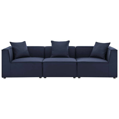 Modway Saybrook Outdoor Patio Upholstered 3-Piece Sectional Sofa - EEI-4379 | Outdoor Sofas, Loveseats & Sectionals | Modishstore - 8