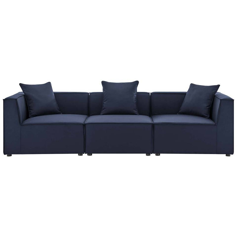 Modway Saybrook Outdoor Patio Upholstered 3-Piece Sectional Sofa - EEI-4379 | Outdoor Sofas, Loveseats & Sectionals | Modishstore - 8