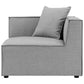Modway Saybrook Outdoor Patio Upholstered 4-Piece Sectional Sofa - EEI-4380 | Outdoor Sofas, Loveseats & Sectionals | Modishstore - 4