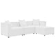 Modway Saybrook Outdoor Patio Upholstered 4-Piece Sectional Sofa | Outdoor Sofas, Loveseats & Sectionals | Modishstore-23
